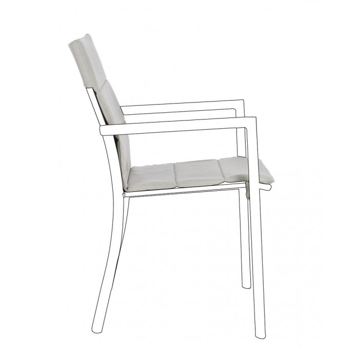 Bizzotto Poduszka Do Krzesła Konnor       Szara