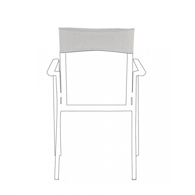 Bizzotto Poduszka Do Krzesła Konnor       Szara