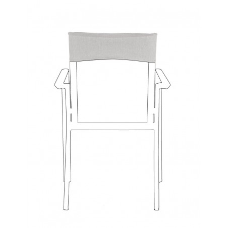 Bizzotto Poduszka Do Krzesła Konnor       Szara