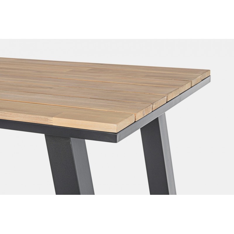 Bizzotto Stół Ogrodowy Skipper 101        Naturalny / Antracyt