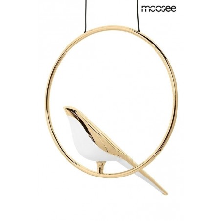 MOOSEE lampa wisząca BIRD DISC złota