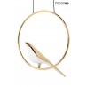 MOOSEE lampa wisząca BIRD DISC złota
