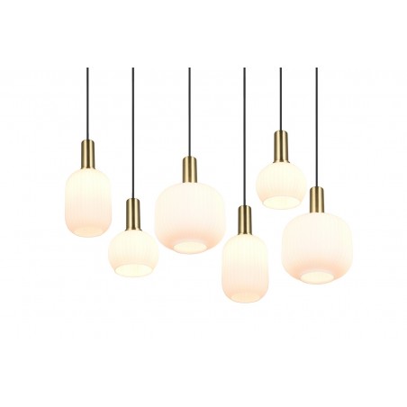 Trio Lampa wisząca nowoczesna DIVA 319800608 złoty i odcienie złota, czarny