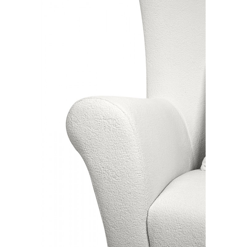 Mamaison Fotel Obrotowy Grosdos Biały /   Chenille