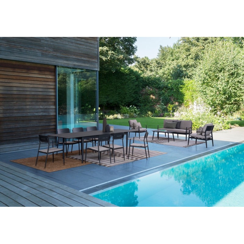 Bizzotto Zestaw Wypocznkowy Ogrodowy      Nebula Antracyt / Beż