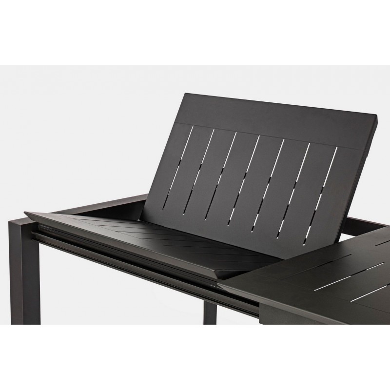 Bizzotto Stół Ogrodowy Rozkładany Konnor  Czarny