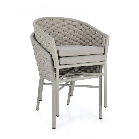 Bizzotto Krzesło Ogrodowe Margalida       Saturn Beżowe