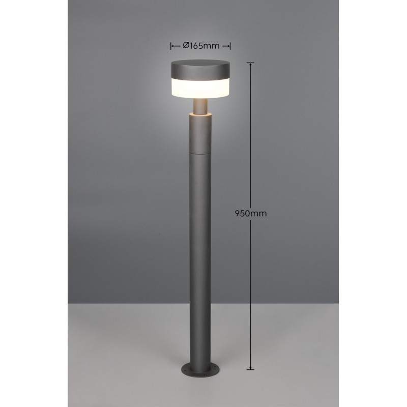 Trio Lampa Zewnętrzna Stojąca Mackenzie 430561142 Antracyt