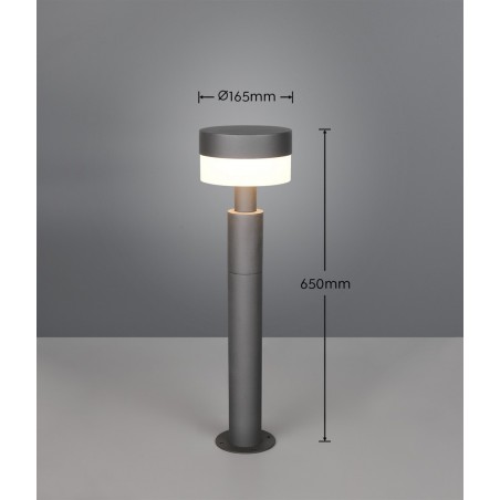 Trio Lampa Zewnętrzna Stojąca Mackenzie 530561142 Antracyt