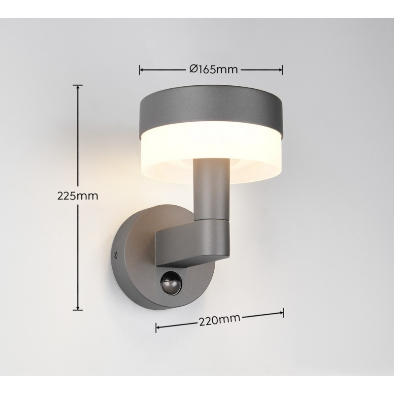 Trio Lampa Zewnętrzna Ścienna Mackenzie 230569142 Antracyt