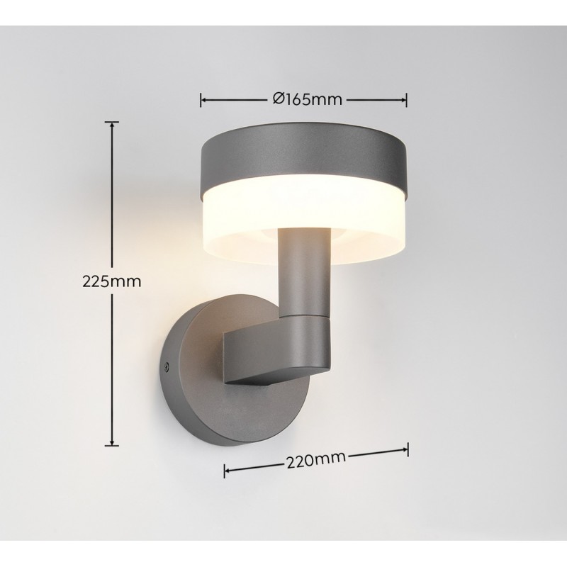 Trio Lampa Zewnętrzna Ścienna Mackenzie 230561142 Antracyt
