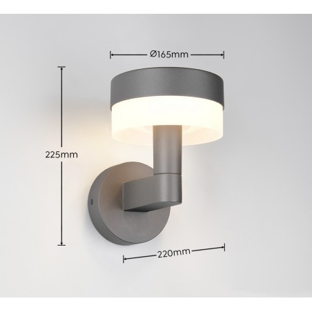 Trio Lampa Zewnętrzna Ścienna Mackenzie 230561142 Antracyt