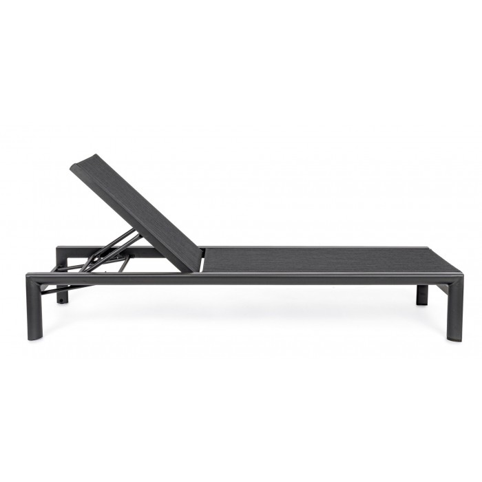 Bizzotto Leżak Ogrodowy Skipper Czarny