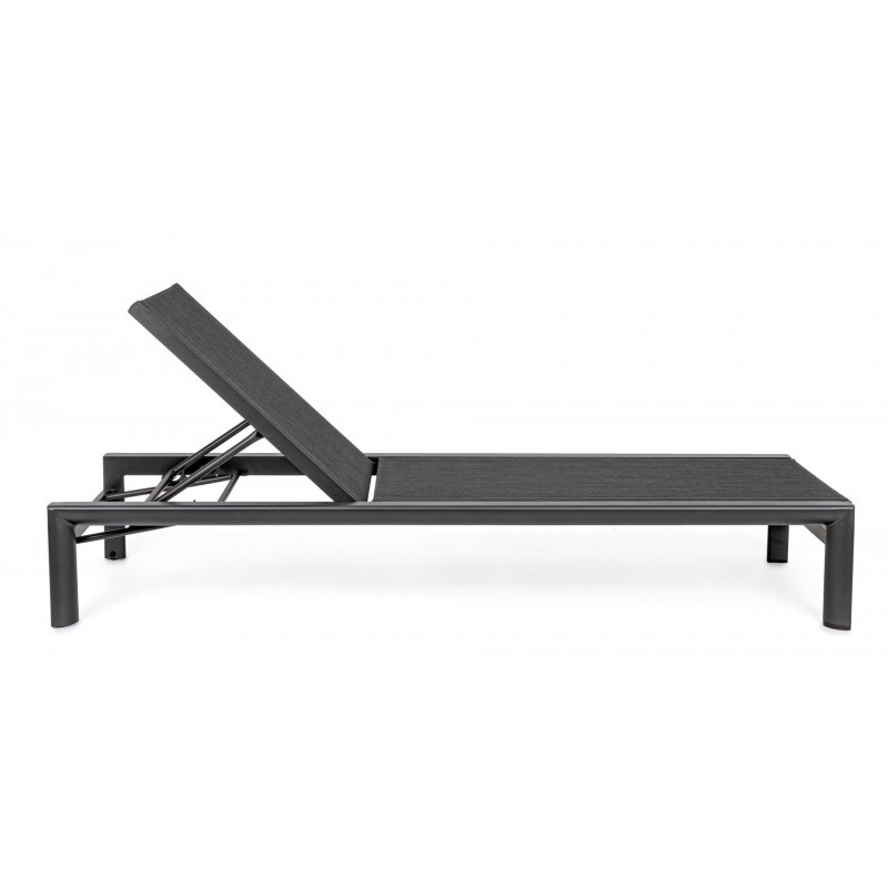 Bizzotto Leżak Ogrodowy Skipper Czarny