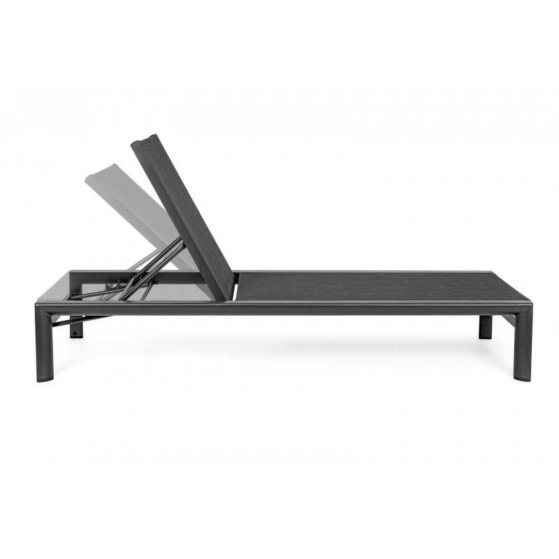 Bizzotto Leżak Ogrodowy Skipper Czarny