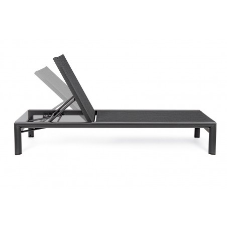 Bizzotto Leżak Ogrodowy Skipper Czarny