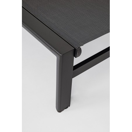 Bizzotto Leżak Ogrodowy Skipper Czarny