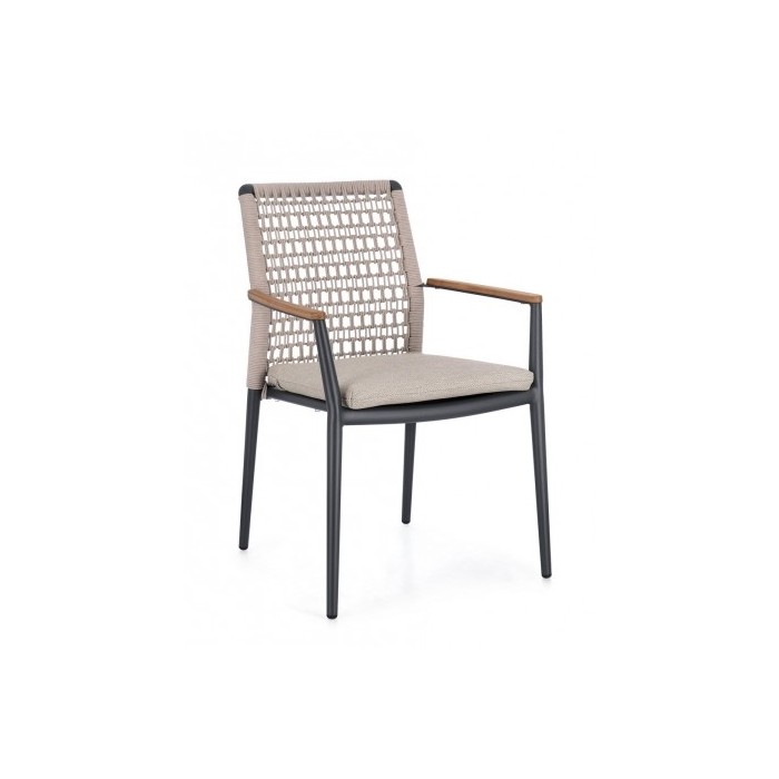 Bizzotto Krzesło Ogrodowe Maddox Beżowe