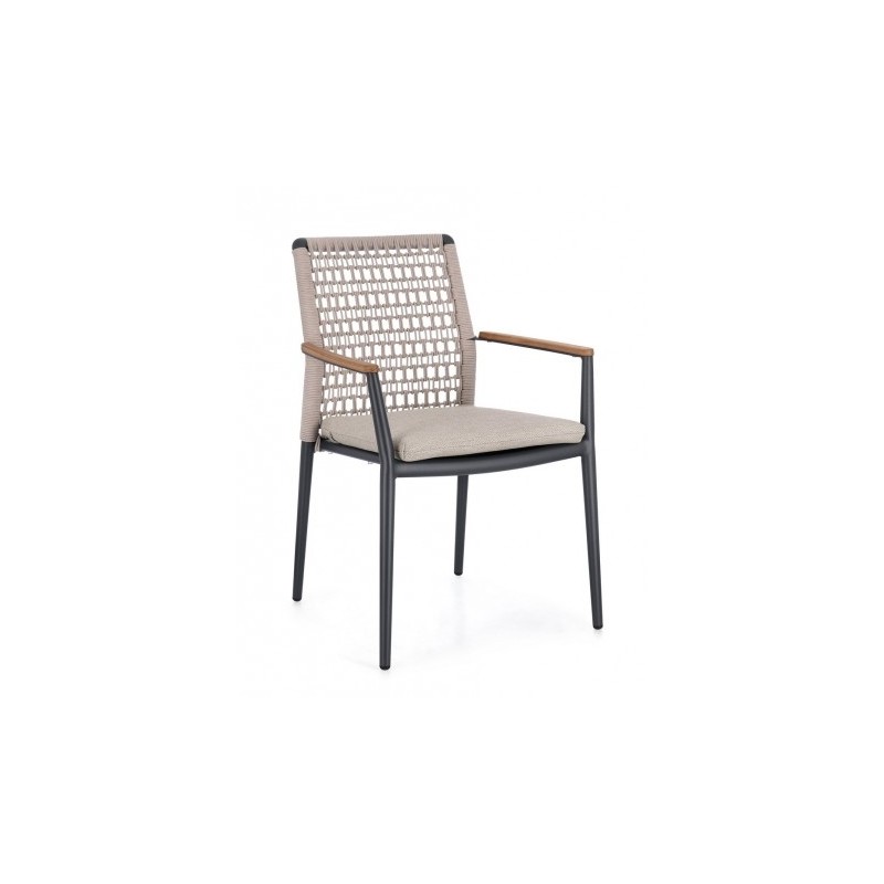 Bizzotto Krzesło Ogrodowe Maddox Beżowe