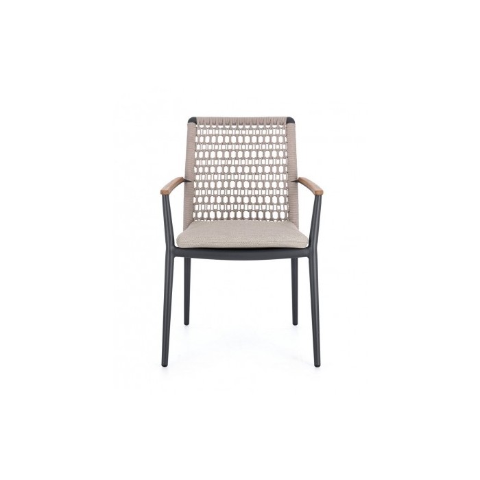 Bizzotto Krzesło Ogrodowe Maddox Beżowe