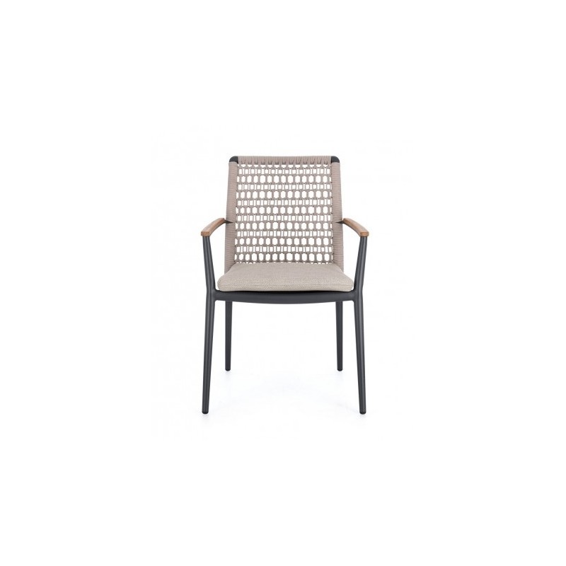 Bizzotto Krzesło Ogrodowe Maddox Beżowe