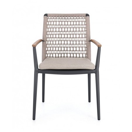 Bizzotto Krzesło Ogrodowe Maddox Beżowe