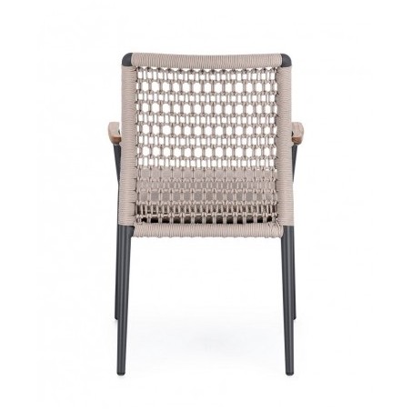 Bizzotto Krzesło Ogrodowe Maddox Beżowe