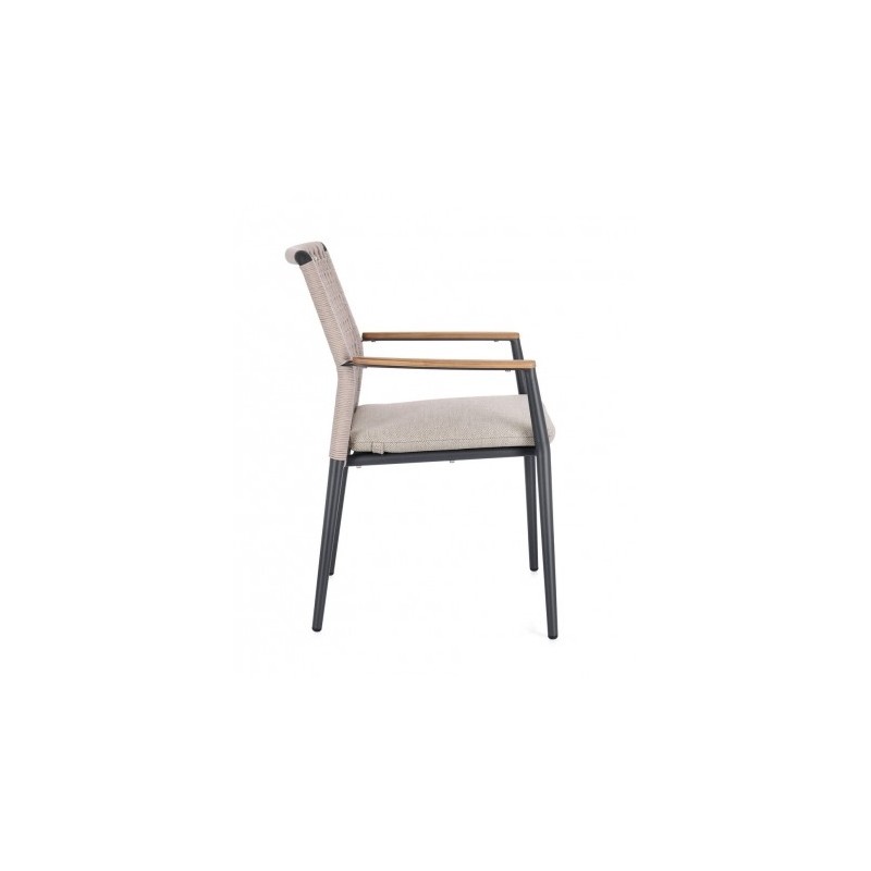 Bizzotto Krzesło Ogrodowe Maddox Beżowe