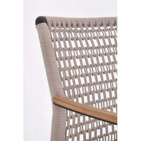 Bizzotto Krzesło Ogrodowe Maddox Beżowe