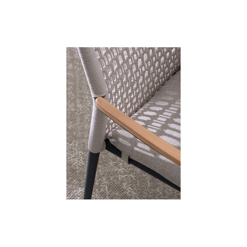 Bizzotto Krzesło Ogrodowe Maddox Beżowe