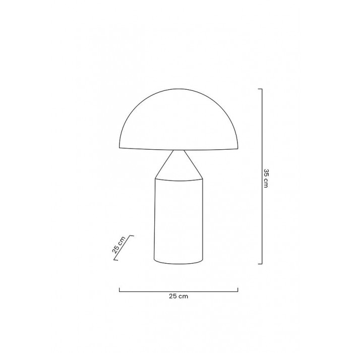 Moosee Lampa Biurkowa Fungo Złota