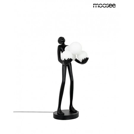 Moosee Lampa Stołowa Human Premium        Czarna