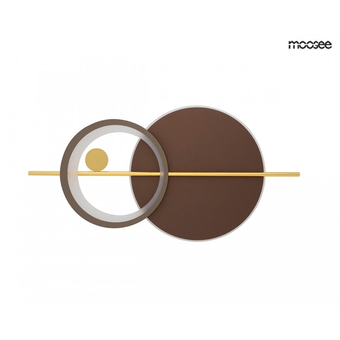 Moosee Lampa Ścienna Moons Złota