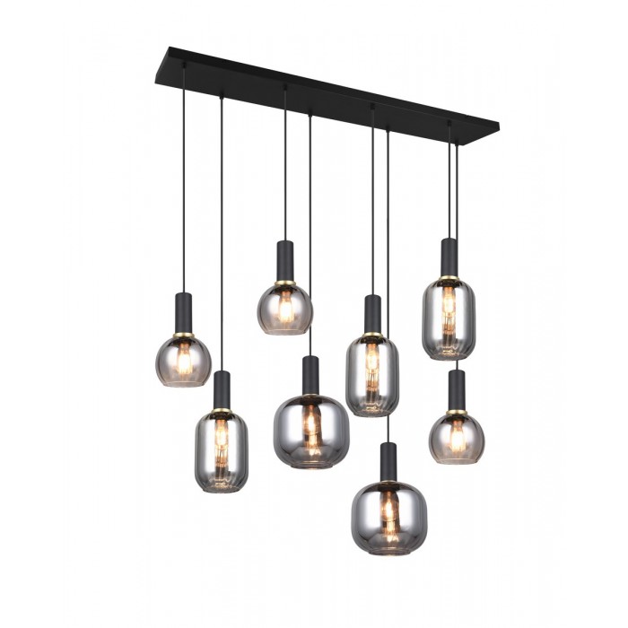 Trio Lampa wisząca nowoczesna DIVA 319800832 czarny