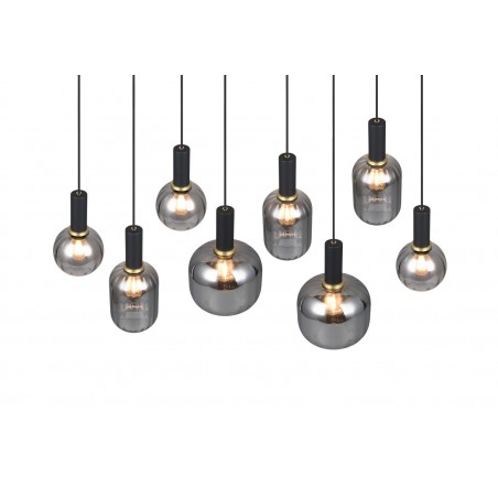 Trio Lampa wisząca nowoczesna DIVA 319800832 czarny