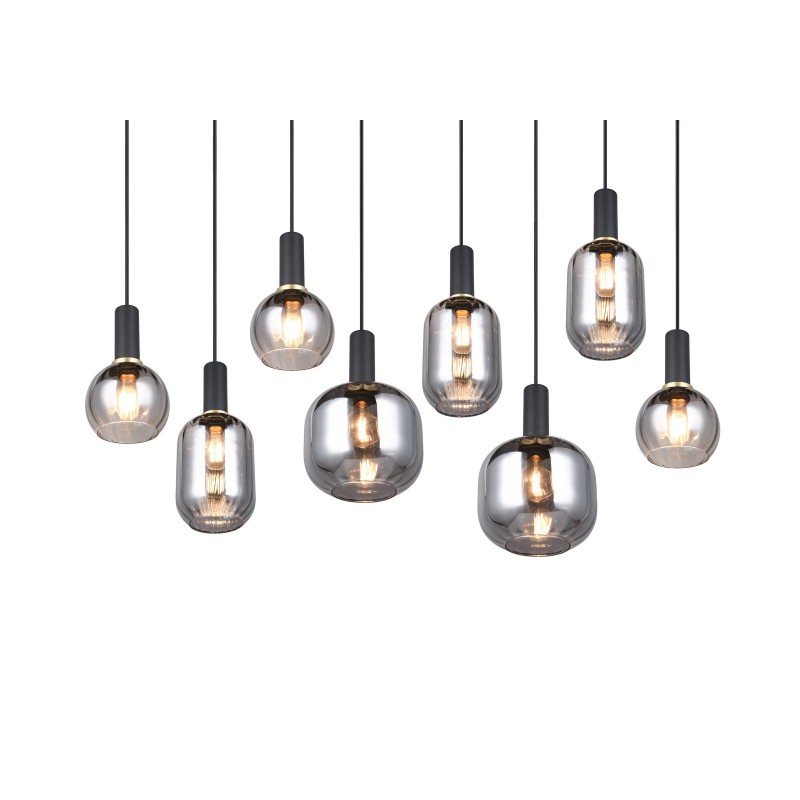 Trio Lampa wisząca nowoczesna DIVA 319800832 czarny