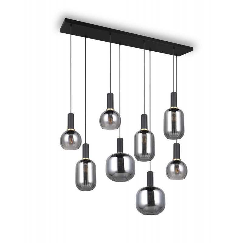 Trio Lampa wisząca nowoczesna DIVA 319800832 czarny