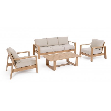 Bizzotto Zestaw Wypoczynkowy Ogrodowy     Baltic Naturalny