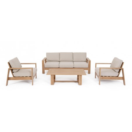 Bizzotto Zestaw Wypoczynkowy Ogrodowy     Baltic Naturalny