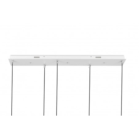 Moosee Lampa Wisząca Capri Line 5 Złota   - 300 Led, Aluminium, Szkło