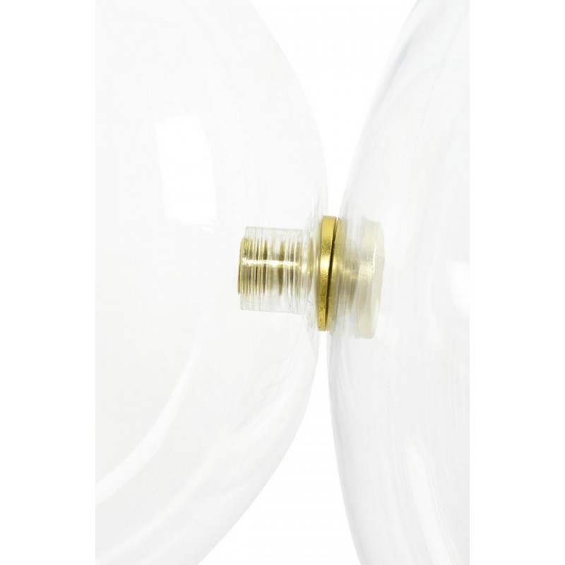 Moosee Lampa Wisząca Capri Disc 3 Złota   - 180 Led, Aluminium, Szkło