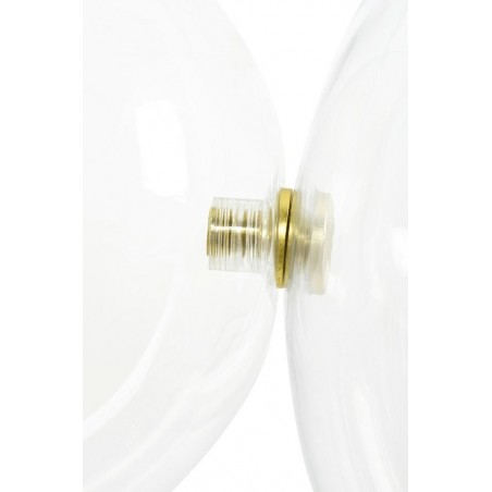 Moosee Lampa Wisząca Capri Disc 3 Złota   - 180 Led, Aluminium, Szkło