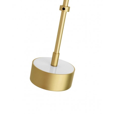 Moosee Lampa Wisząca Capri Line 3 Złota   / Biała - 180 Led, Aluminium, Szkło