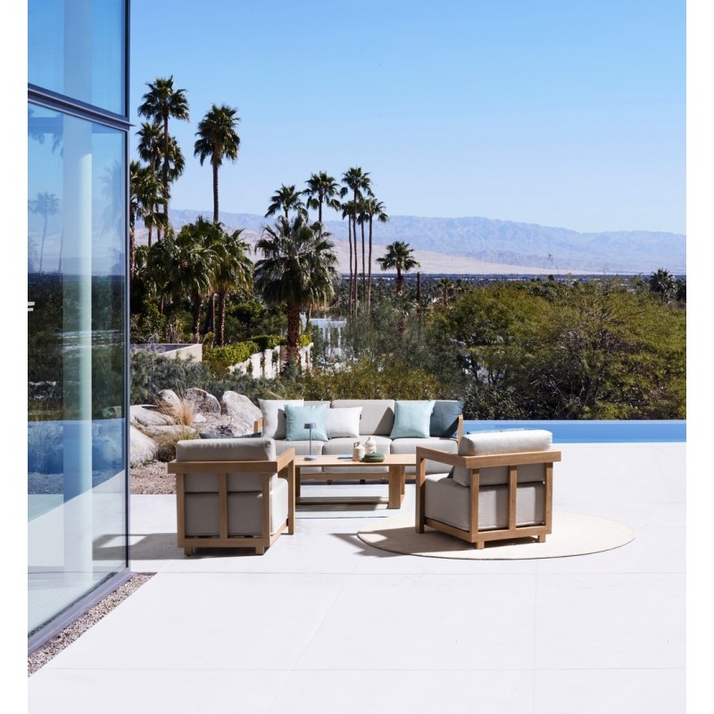 Bizzotto Zestaw Wypoczynkowy Ogrodowy     Theseus Naturalny