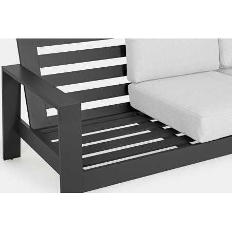 Bizzotto Zestaw Wypoczynkowy Ogrodowy     Baltic Antracyt