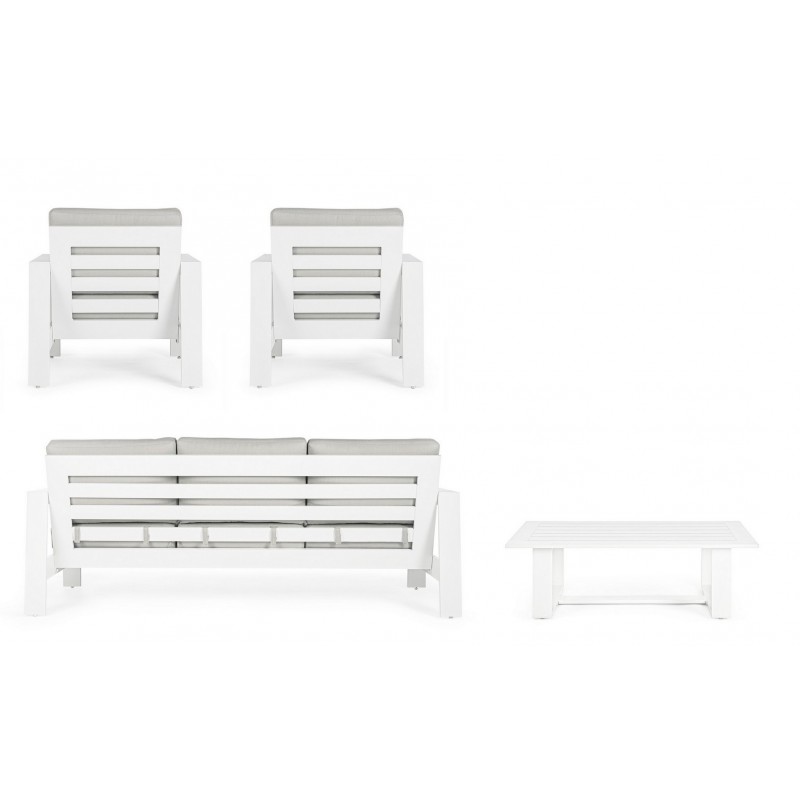 Bizzotto Zestaw Wypoczynkowy Ogrodowy     Baltic Biały