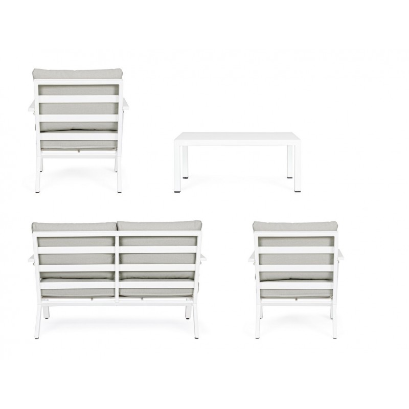 Bizzotto Zestaw Wypoczynkowy Ogrodowy     Harley Biały