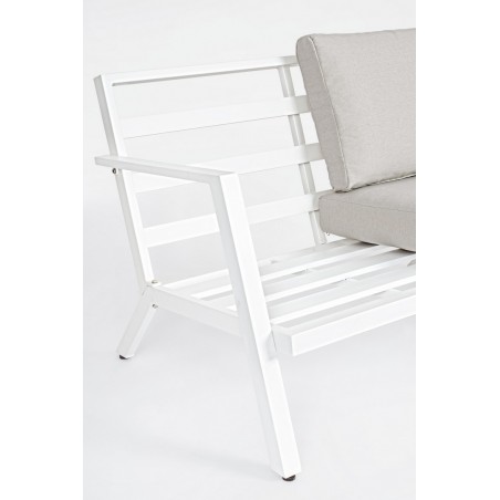 Bizzotto Zestaw Wypoczynkowy Ogrodowy     Harley Biały