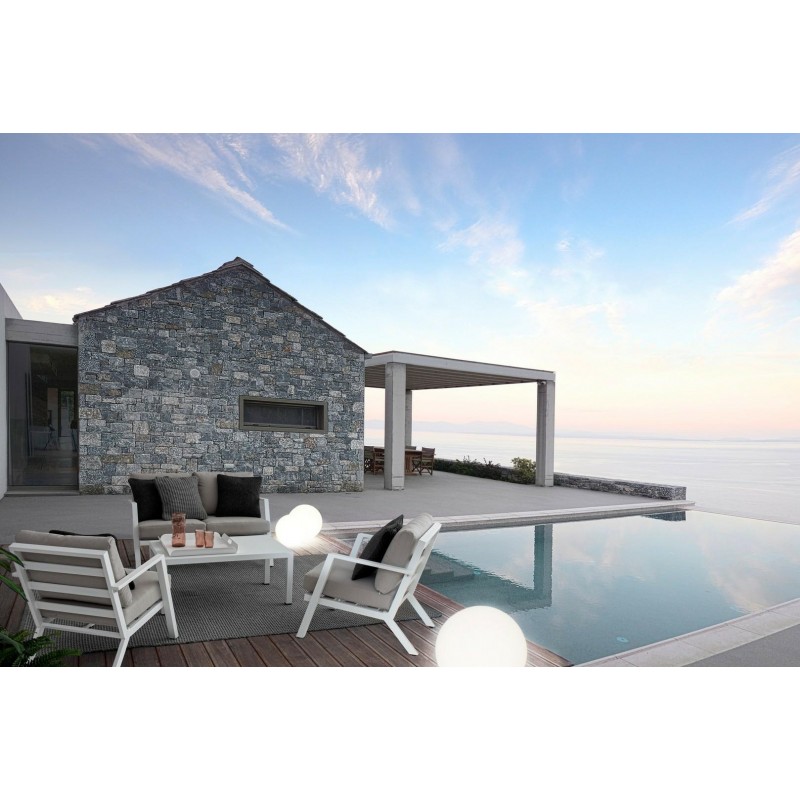 Bizzotto Zestaw Wypoczynkowy Ogrodowy     Harley Biały