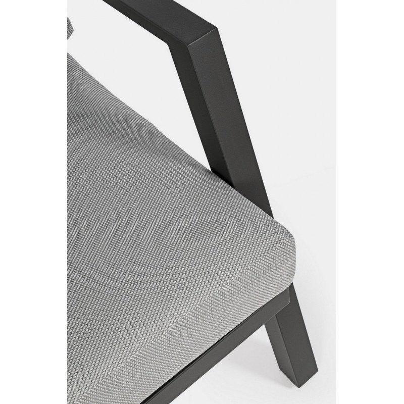 Bizzotto Zestaw Wypoczynkowy Ogrodowy     Harley Antracyt